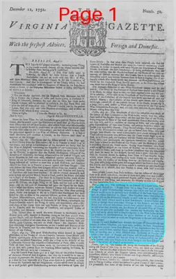 Page thumbnail for The Virginia Gazette