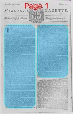 Page thumbnail for The Virginia Gazette