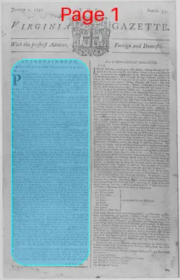 Page thumbnail for The Virginia Gazette