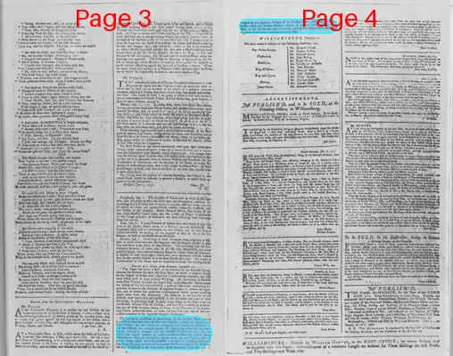 Page thumbnail for The Virginia Gazette