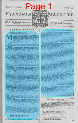 Page thumbnail for The Virginia Gazette