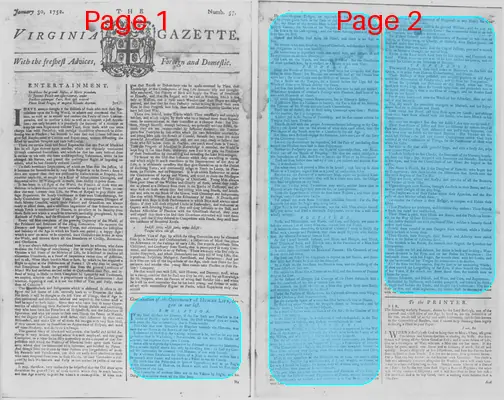 Page thumbnail for The Virginia Gazette