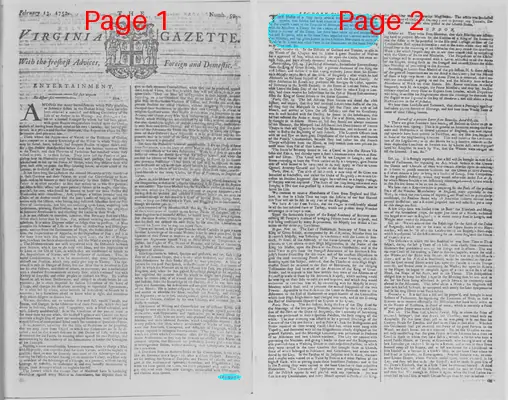 Page thumbnail for The Virginia Gazette