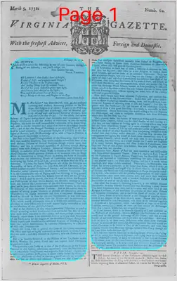 Page thumbnail for The Virginia Gazette
