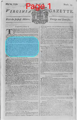 Page thumbnail for The Virginia Gazette