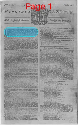 Page thumbnail for The Virginia Gazette