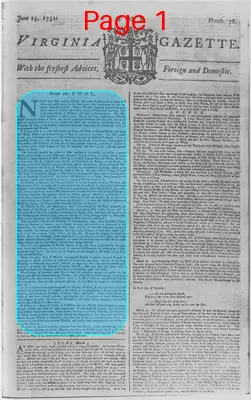 Page thumbnail for The Virginia Gazette