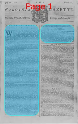 Page thumbnail for The Virginia Gazette