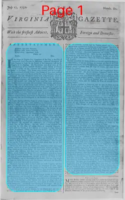 Page thumbnail for The Virginia Gazette