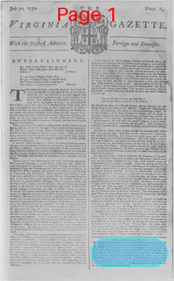 Page thumbnail for The Virginia Gazette