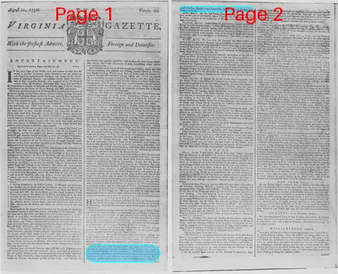 Page thumbnail for The Virginia Gazette