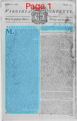 Page thumbnail for The Virginia Gazette
