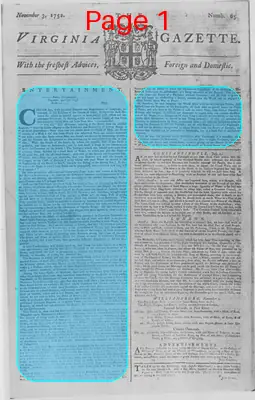 Page thumbnail for The Virginia Gazette