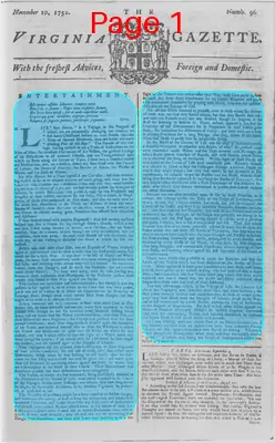 Page thumbnail for The Virginia Gazette