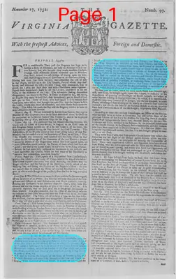 Page thumbnail for The Virginia Gazette