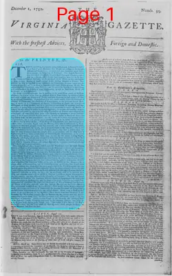 Page thumbnail for The Virginia Gazette