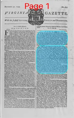 Page thumbnail for The Virginia Gazette