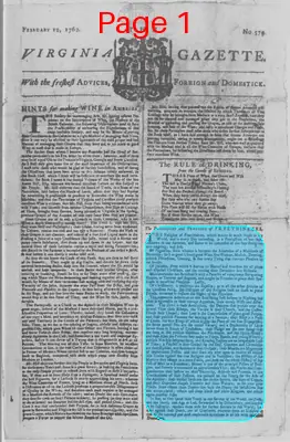 Page thumbnail for The Virginia Gazette
