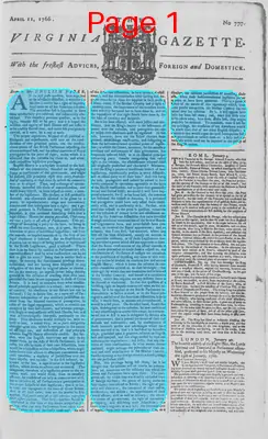 Page thumbnail for The Virginia Gazette