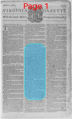 Page thumbnail for The Virginia Gazette