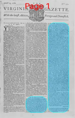 Page thumbnail for The Virginia Gazette