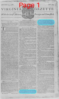 Page thumbnail for The Virginia Gazette