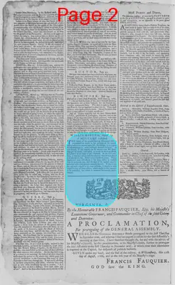 Page thumbnail for The Virginia Gazette