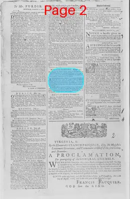 Page thumbnail for The Virginia Gazette