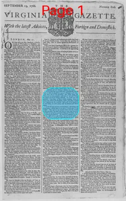 Page thumbnail for The Virginia Gazette