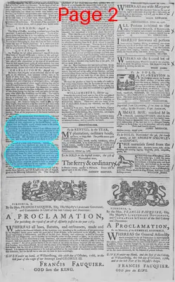 Page thumbnail for The Virginia Gazette