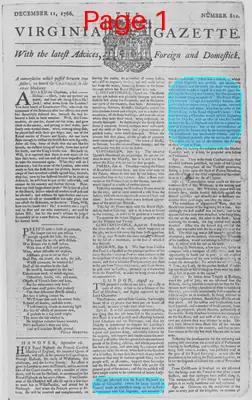 Page thumbnail for The Virginia Gazette