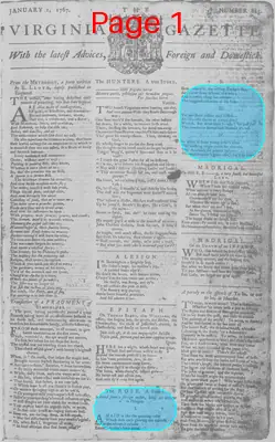 Page thumbnail for The Virginia Gazette
