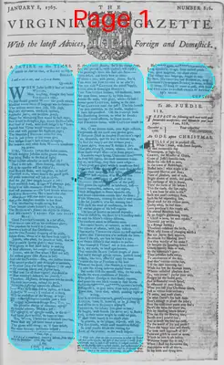 Page thumbnail for The Virginia Gazette