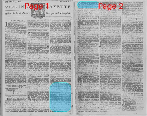 Page thumbnail for The Virginia Gazette