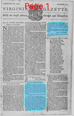Page thumbnail for The Virginia Gazette