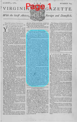 Page thumbnail for The Virginia Gazette