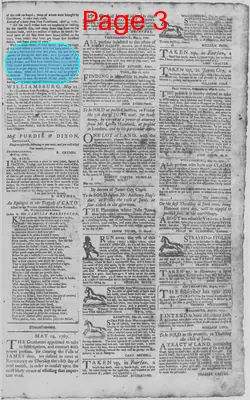 Page thumbnail for The Virginia Gazette