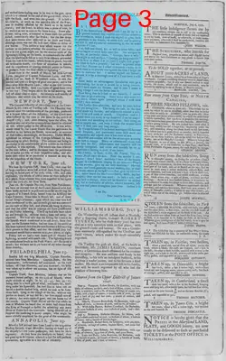 Page thumbnail for The Virginia Gazette