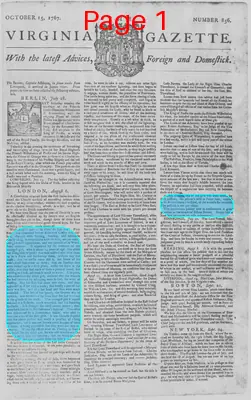 Page thumbnail for The Virginia Gazette
