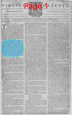 Page thumbnail for The Virginia Gazette
