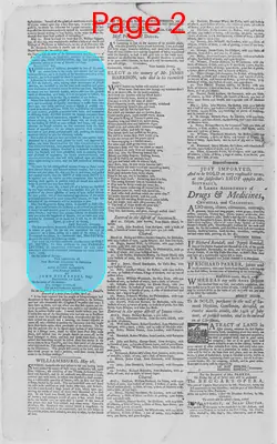 Page thumbnail for The Virginia Gazette