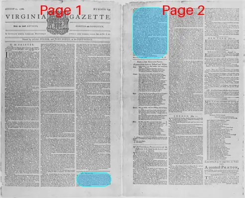 Page thumbnail for The Virginia Gazette