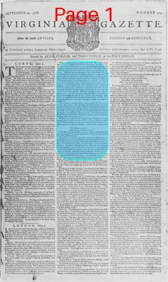 Page thumbnail for The Virginia Gazette