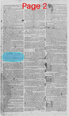 Page thumbnail for The Virginia Gazette