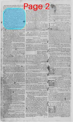 Page thumbnail for The Virginia Gazette
