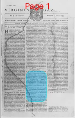 Page thumbnail for The Virginia Gazette