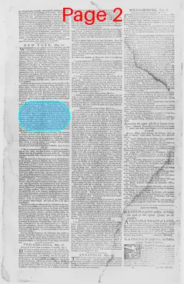 Page thumbnail for The Virginia Gazette