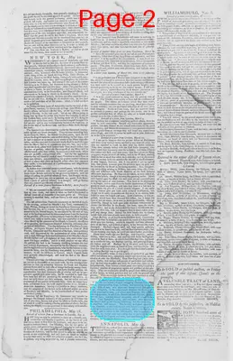 Page thumbnail for The Virginia Gazette