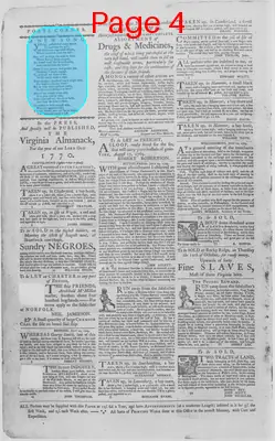 Page thumbnail for The Virginia Gazette