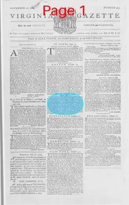Page thumbnail for The Virginia Gazette